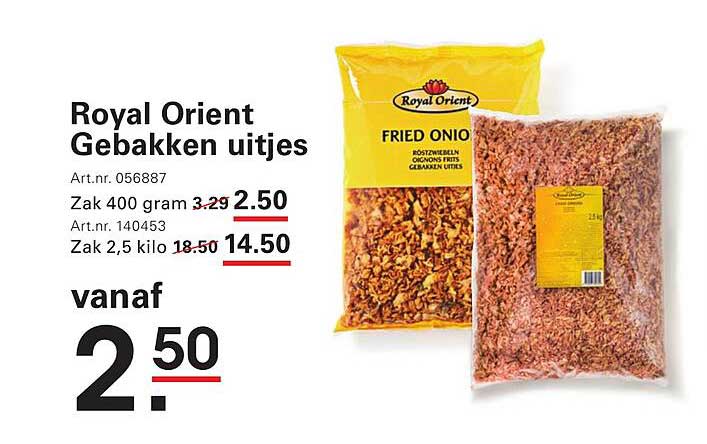 Royal Orient Gebakken uitjes