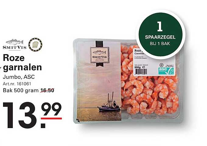 Roze garnalen
