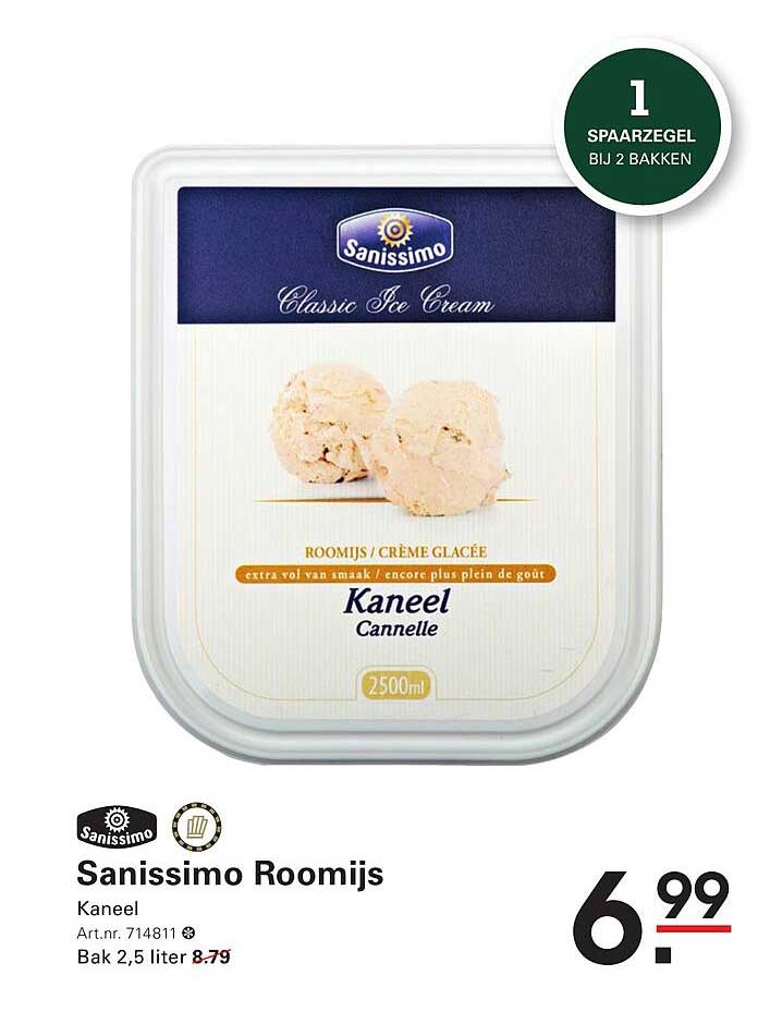Sanissimo Roomijs Kaneel