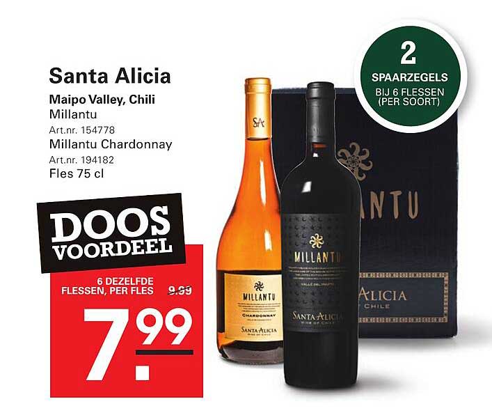 Santa Alicia Millantu - Fles 75 cl