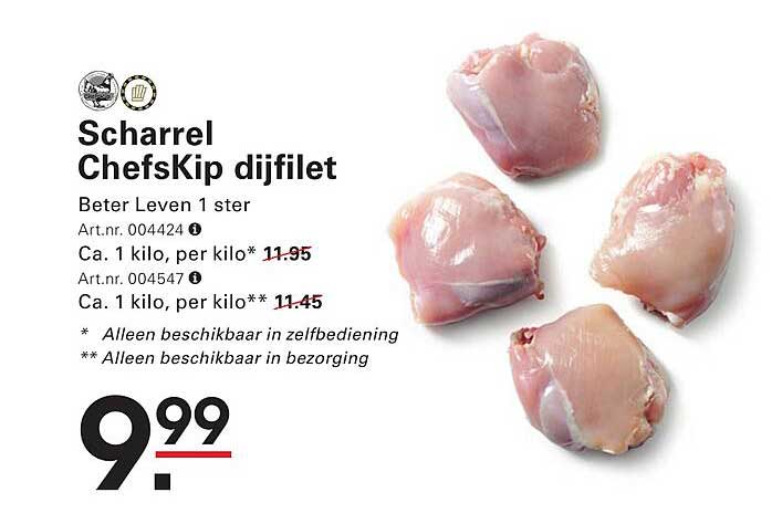 Scharrel ChefsKip dijfilet