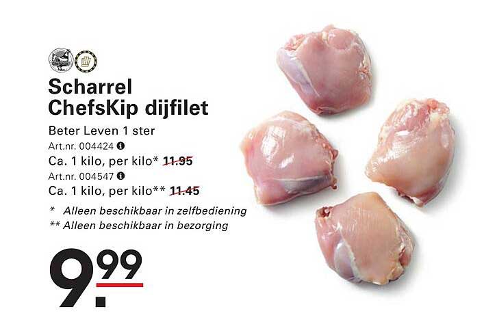Scharrel ChefsKip dijfilet