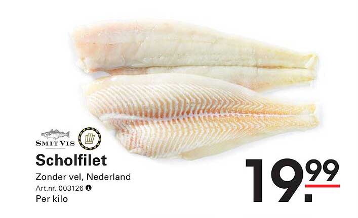 Scholfilet Zonder vel, Nederland