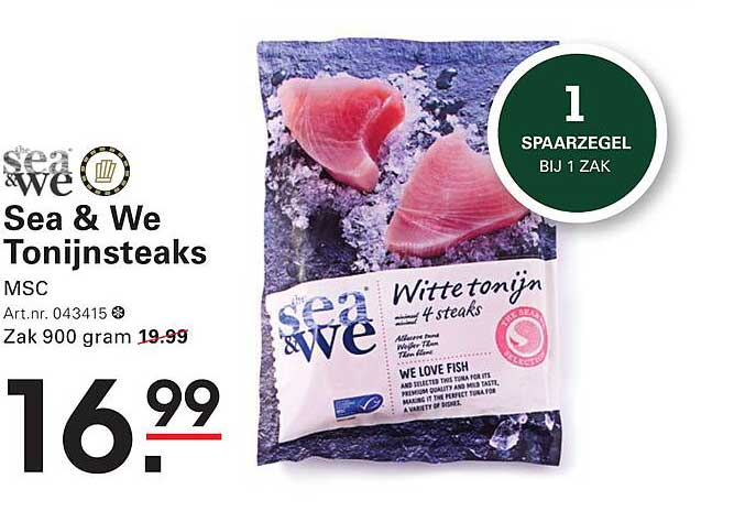 Sea & We Tonijnsteaks