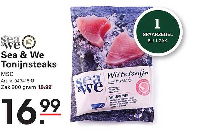 Sea & We Tonijnsteaks