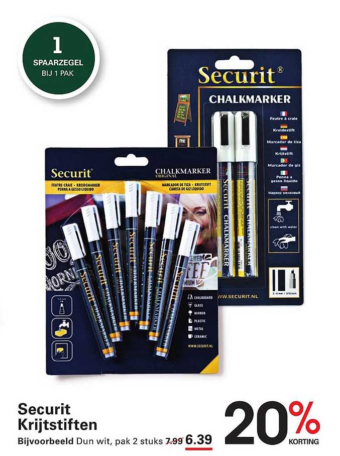 Securit Krijtstiften
