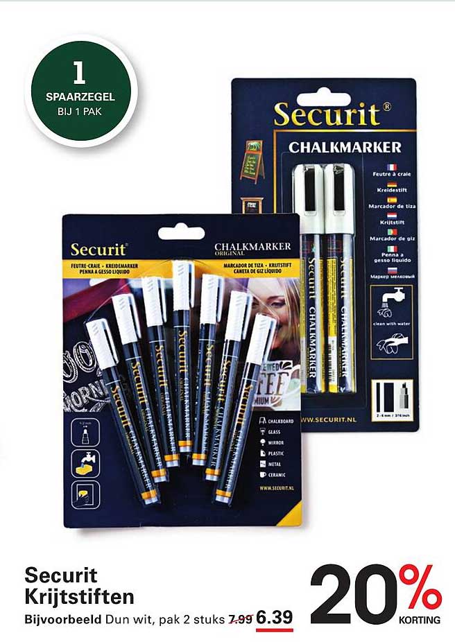 Securit Krijtstiften