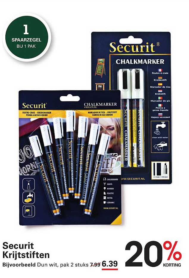 Securit Krijtstiften