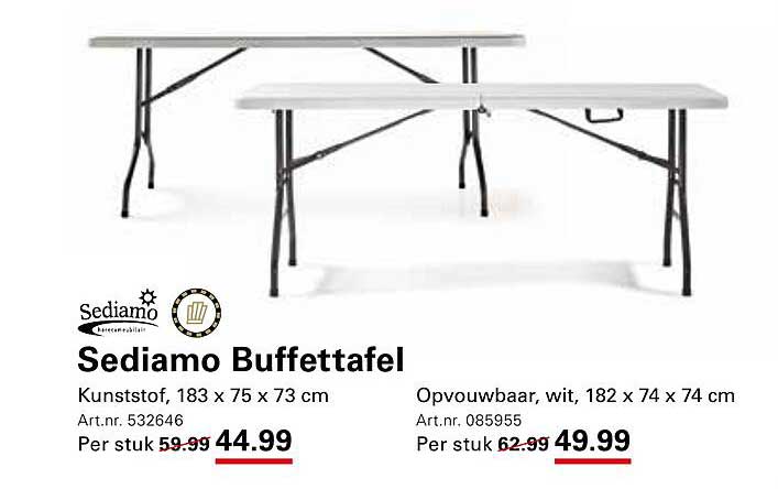 Sediamo Buffettafel