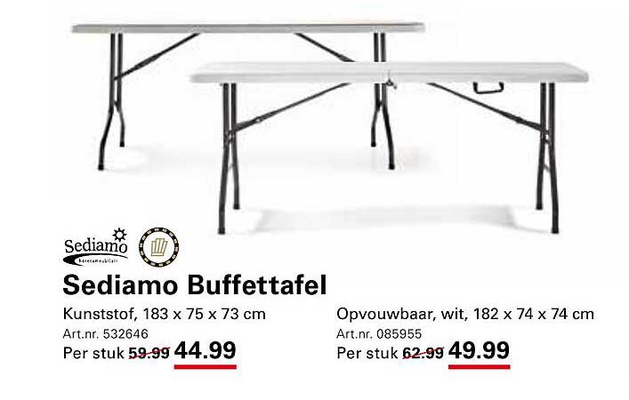 Sediamo Buffettafel
