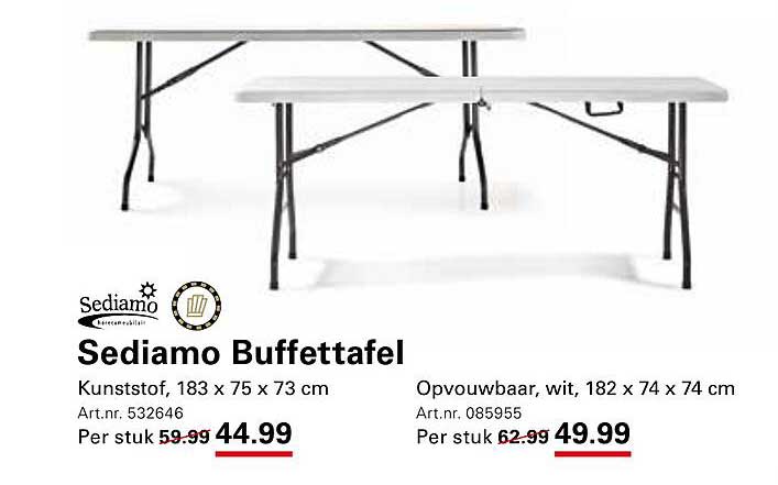 Sediamo Buffettafel