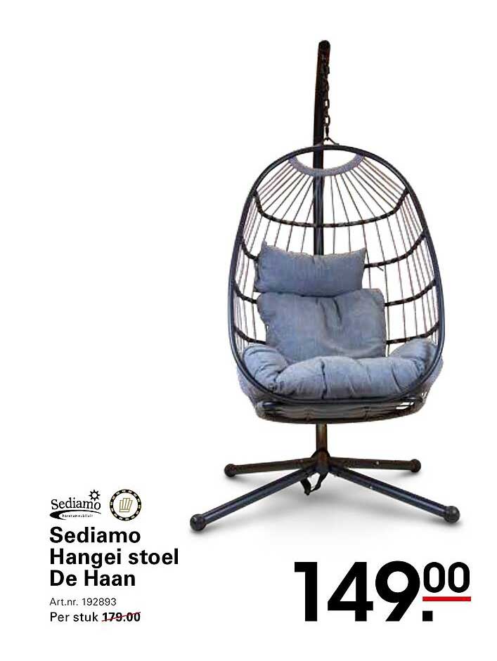 Sediamo Hangei stoel De Haan