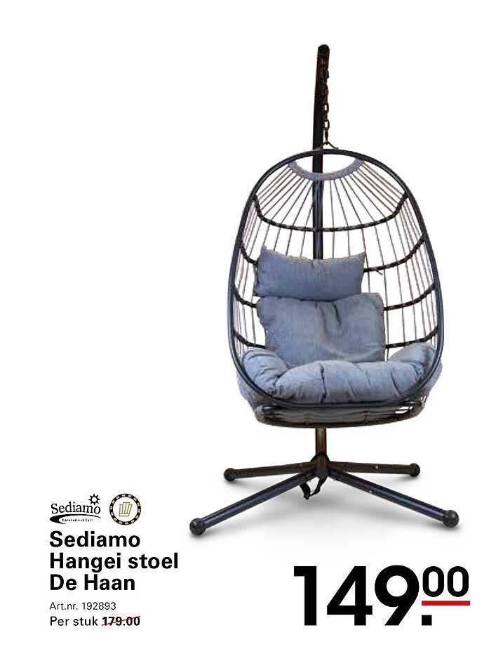 Sediamo Hangei stoel De Haan