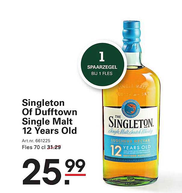 Singleton Of Dufftown Single Malt 12 Years Old