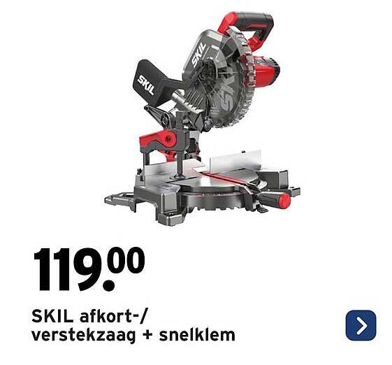 SKIL afkort-/ verstekszaag + snelklem