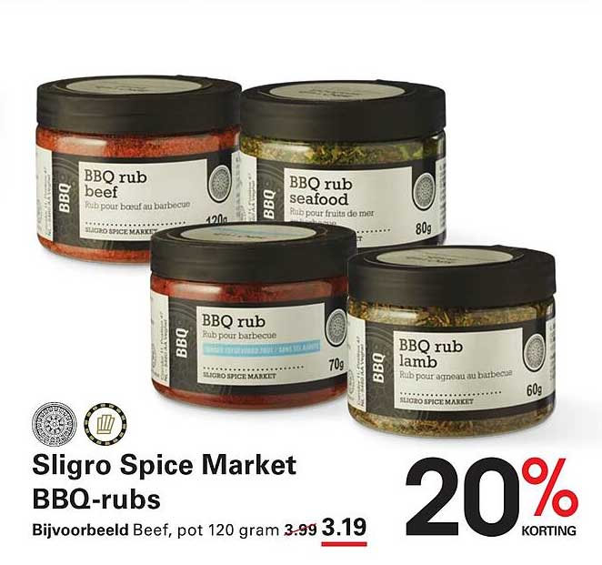 Sligro Spice Market BBQ-rubs