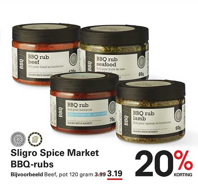 Sligro Spice Market BBQ-rubs
