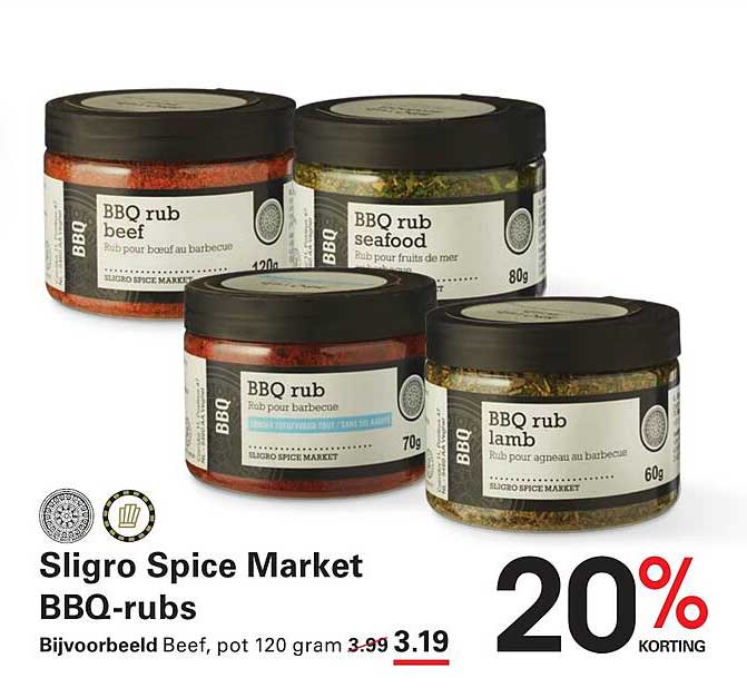 Sligro Spice Market BBQ-rubs