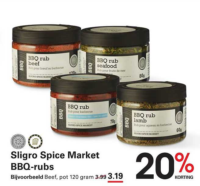 Sligro Spice Market BBQ-rubs
