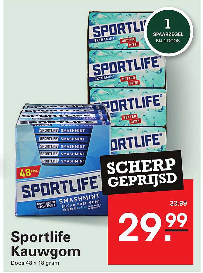 Sportlife Kauwgom