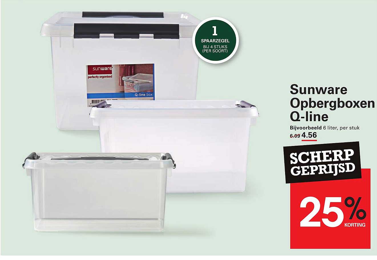 Sunware Opbergboxen Q-line