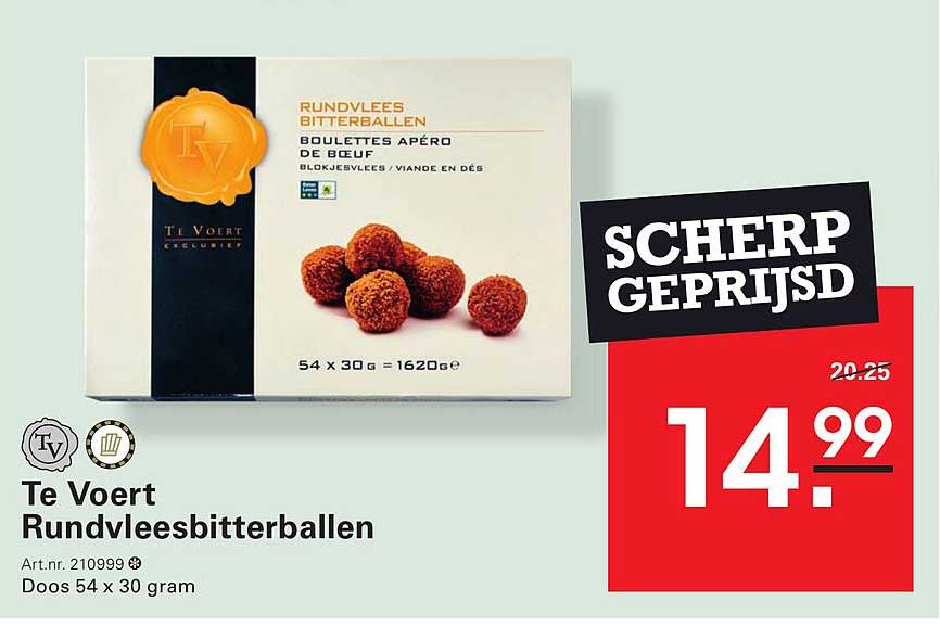 Te Voert Rundvleesbitterballen