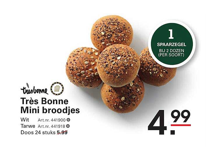 Très Bonne Mini broodjes