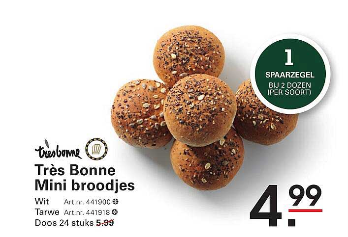 Très Bonne Mini broodjes