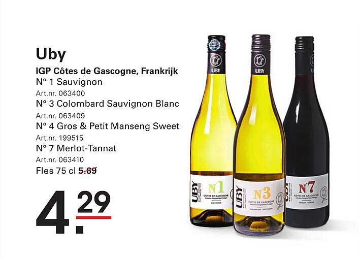 Uby IGP Côtes de Gascogne, Frankrijk