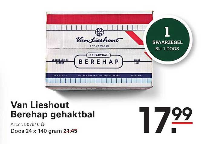 Van Lieshout Berehap gehaktbal