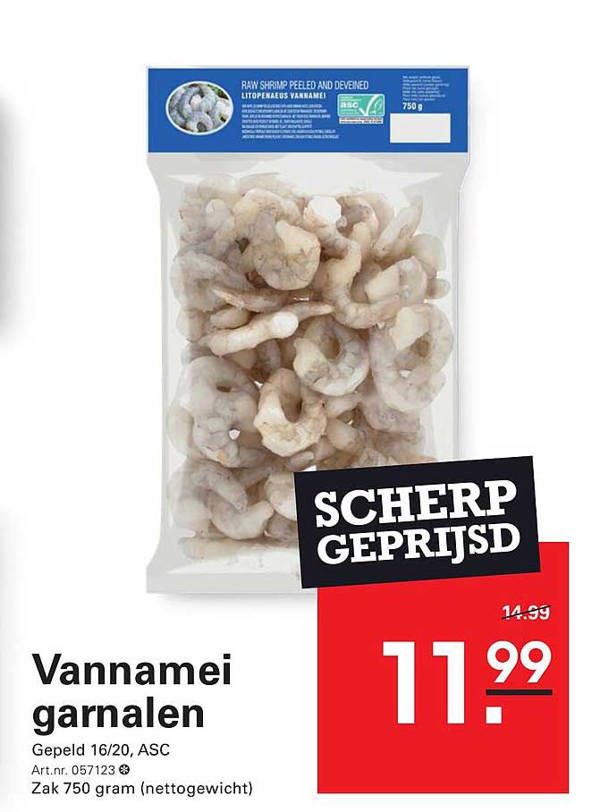Vannamei garnalen