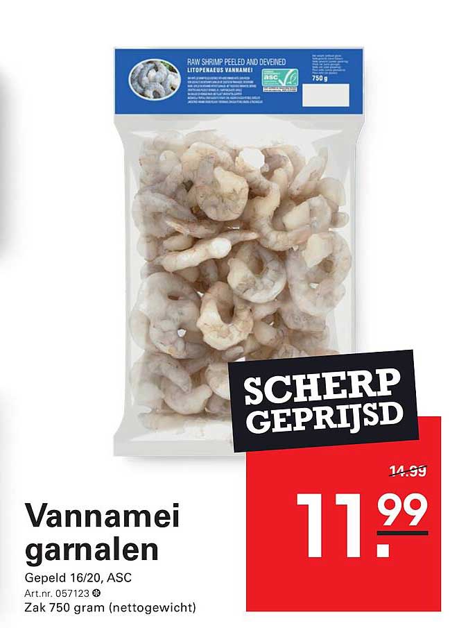 Vannamei garnalen