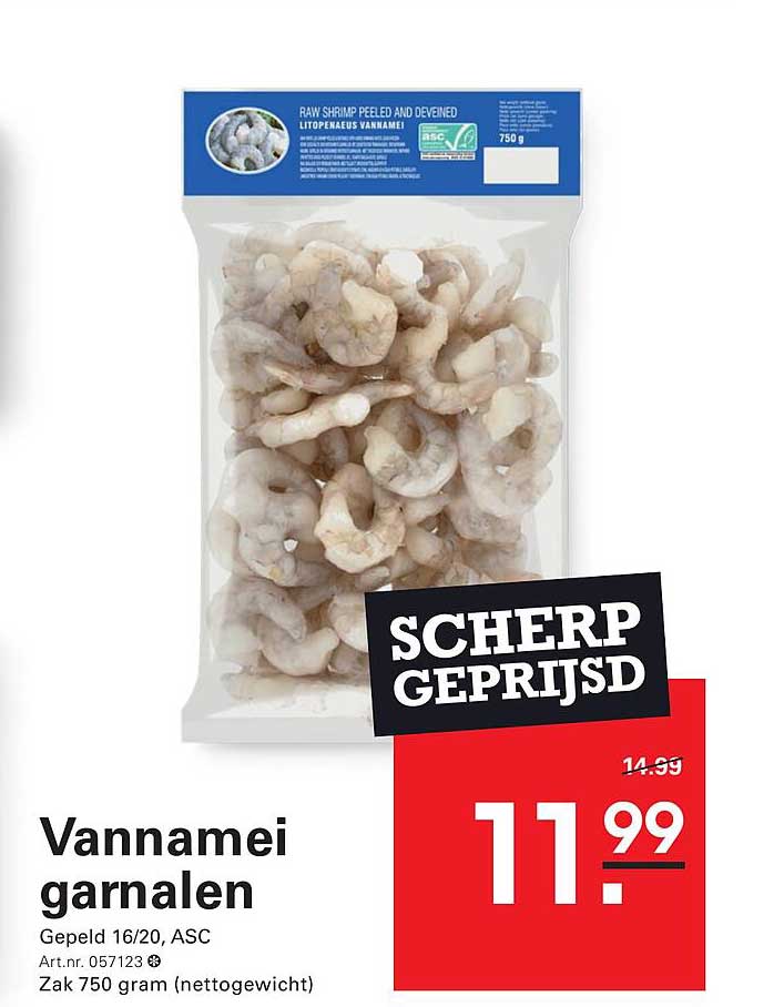 Vannamei garnalen