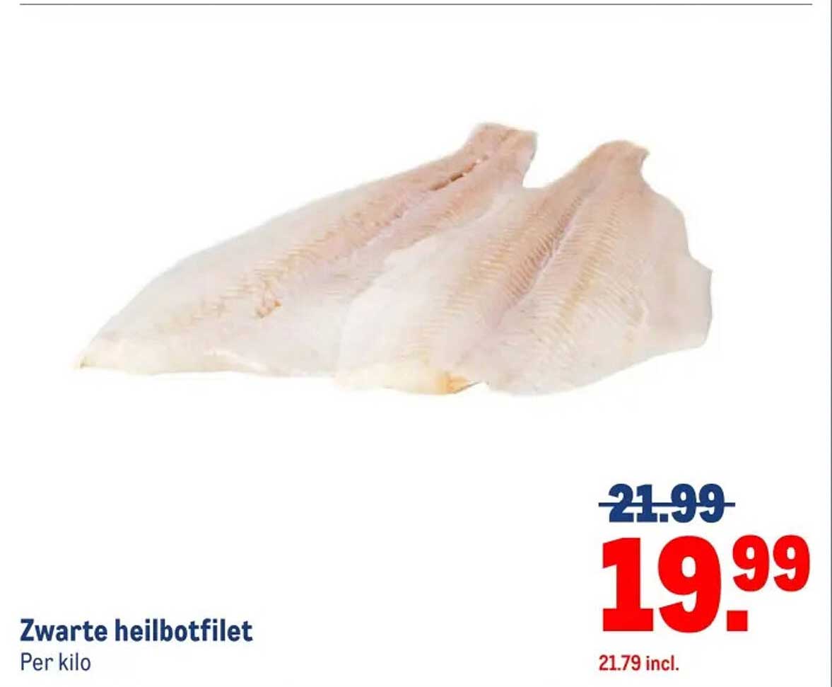 Zwarte heilbotfilet
