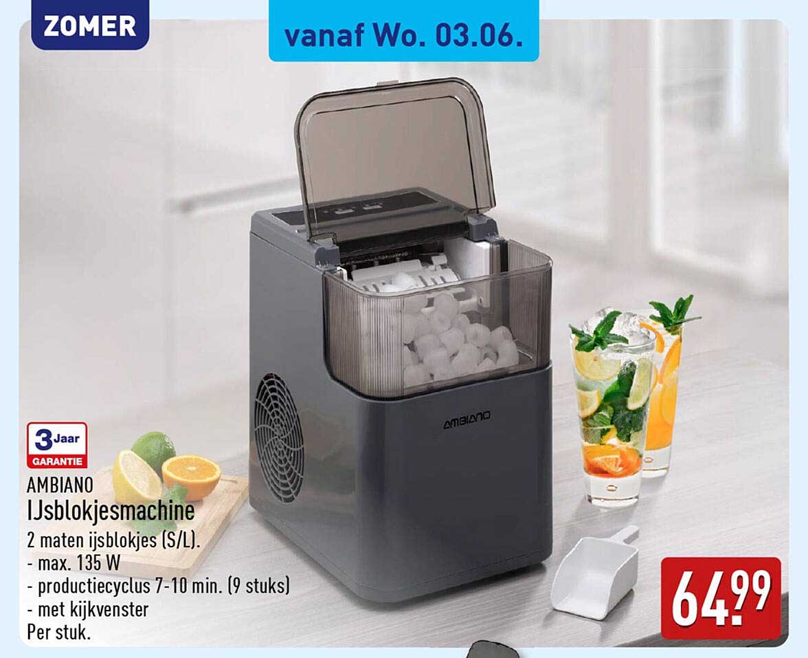 AMBIANO IJsblokjesmachine