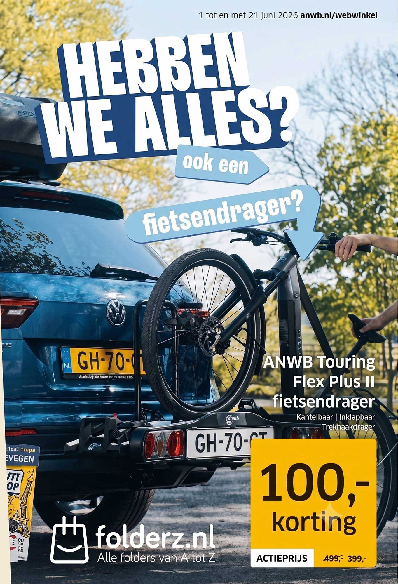 ANWB Touring Flex Plus II fietsendrager