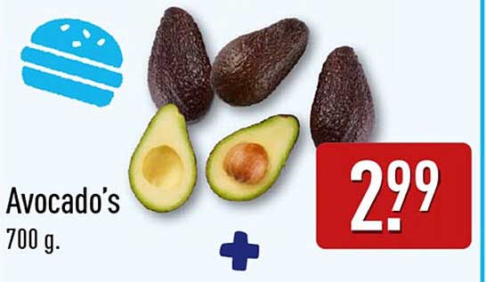 Avocado's 700 g.