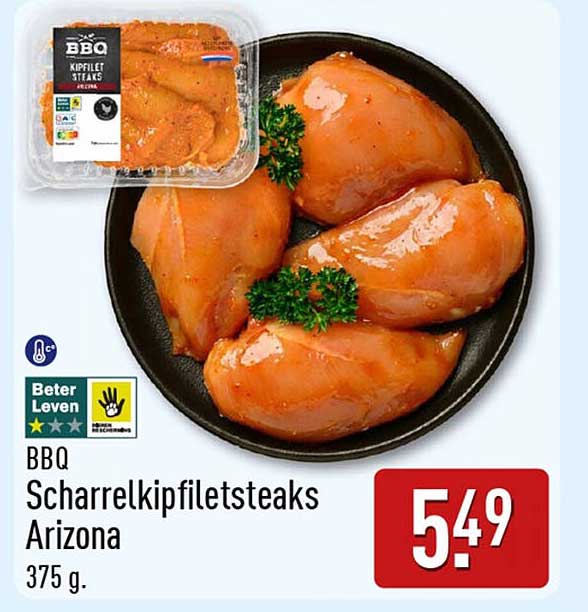 BBQ Scharrelkipfiletsteaks Arizona