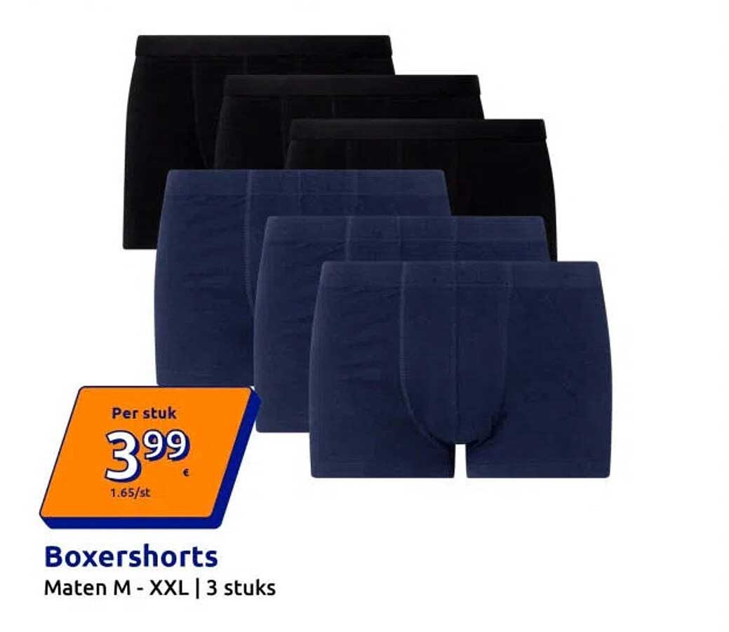 Boxershorts Maten M - XXL | 3 stuks