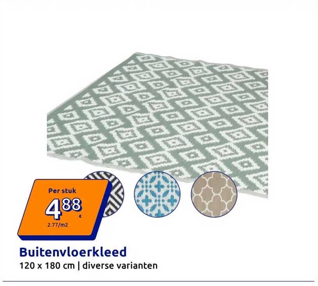 Buitenvloerkleed 120 x 180 cm | diverse varianten