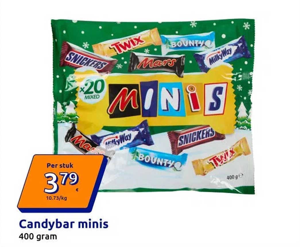 Candybar minis 400 gram