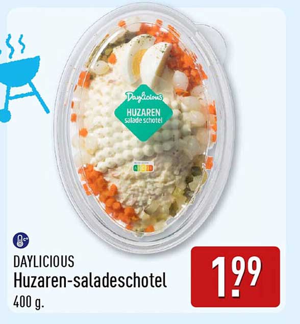 DAYLICIOUS Huzaren-saladeschotel 400 g.