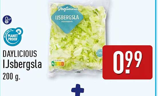 DAYLICIOUS IJsbergsla 200 g.