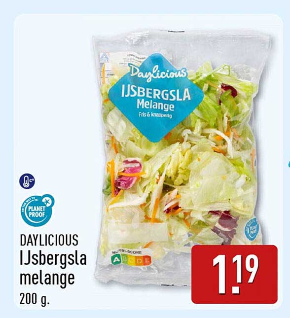 DAYLICIOUS IJsbergsla melange 200 g.