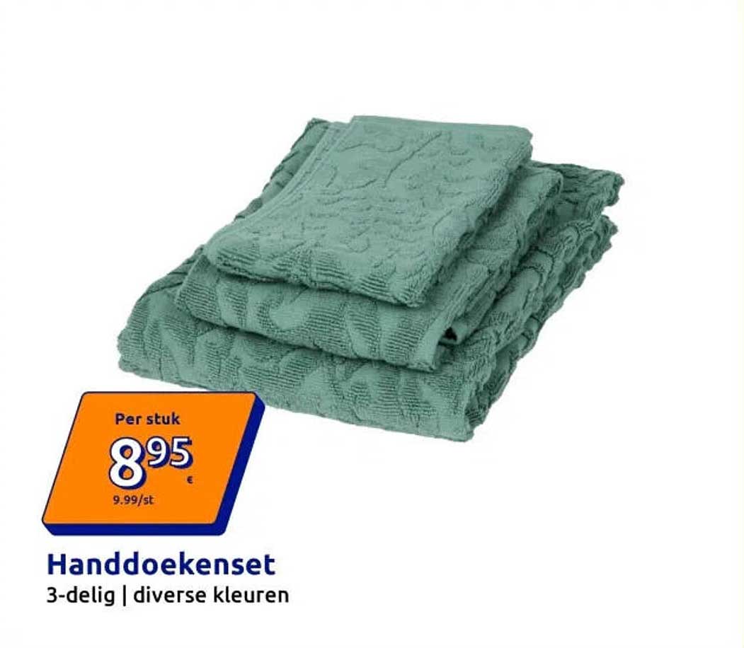 Handdoekenset 3-delig | diverse kleuren