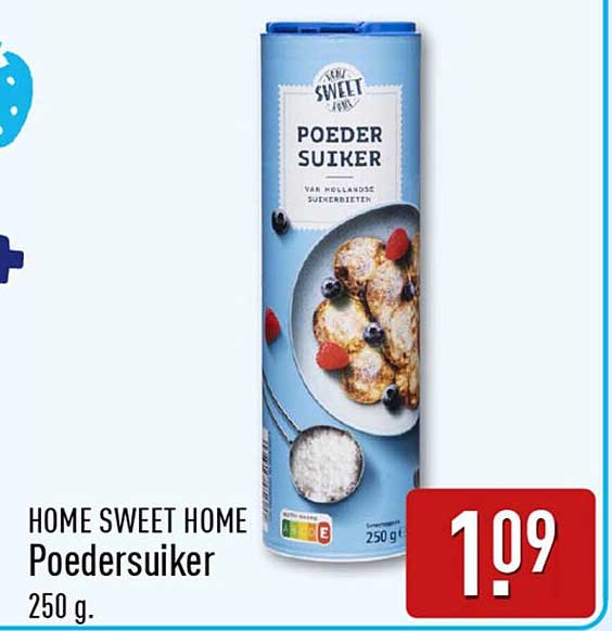 HOME SWEET HOME Poedersuiker 250 g