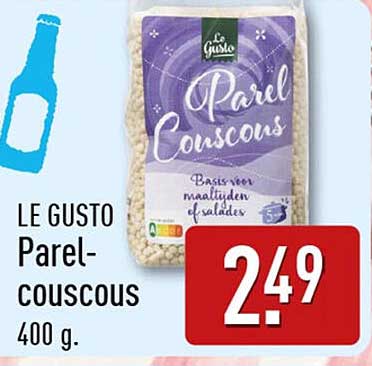 LE GUSTO Parel-couscous 400 g