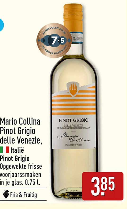 Mario Collina Pinot Grigio delle Venezie, Italië
