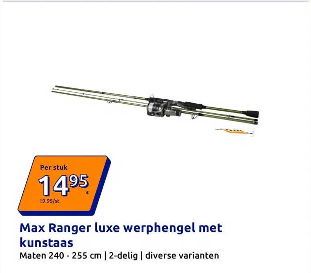 Max Ranger luxe werphengel met kunstaas