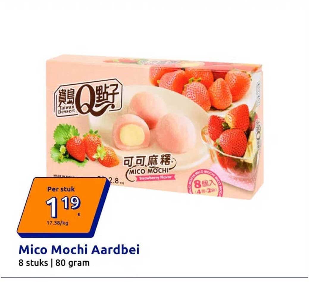 Mico Mochi Aardbei